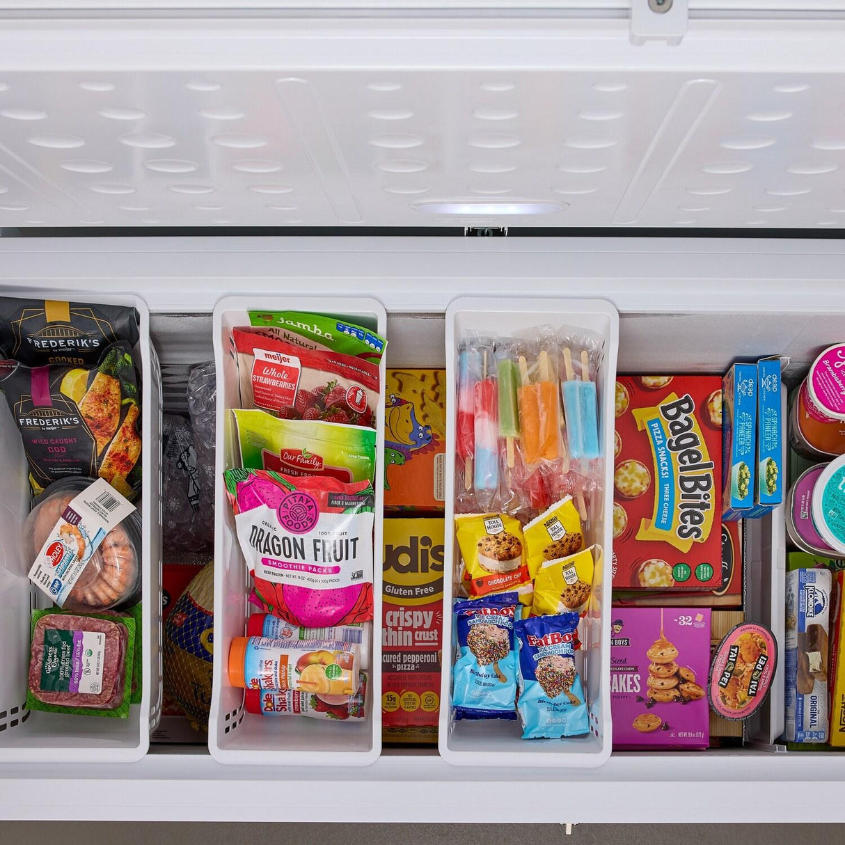Whirlpool® 16 cu. ft. Convertible Freezer-to-Fridge Chest Freezer with 3 Storage Baskets