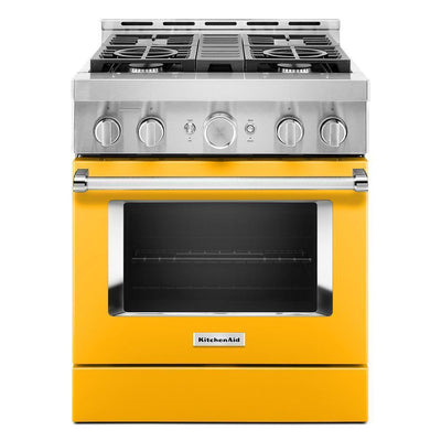 KitchenAid® 30'' Smart Commercial-Style Gas Range with 4 Burners