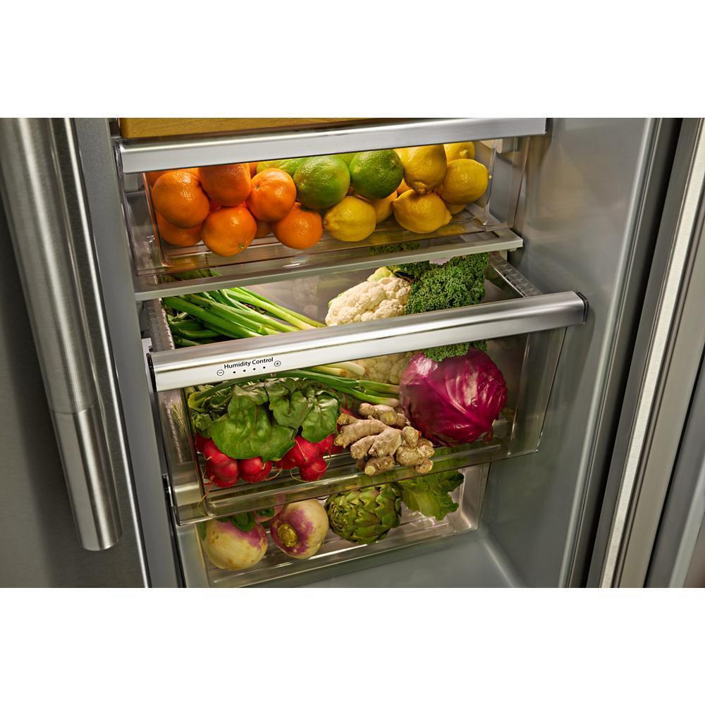 20.8 Cu. Ft. Counter-Depth Side-by-Side Refrigerator with Exterior Ice and Water Dispenser in PrintShield™ Finish