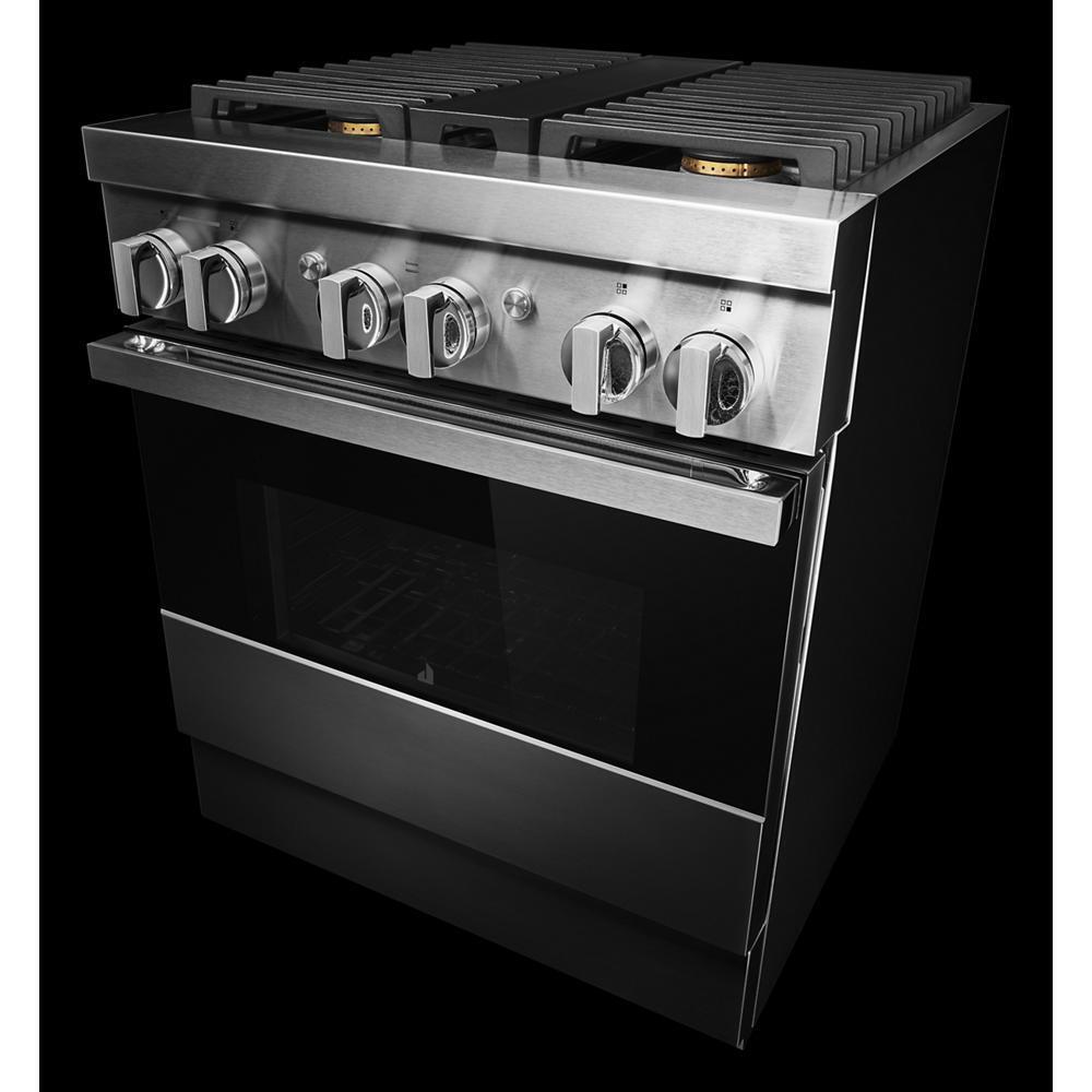 NOIR™ 30" Dual-Fuel Professional Range