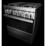 NOIR™ 30" Dual-Fuel Professional Range