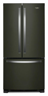 33-inch Wide French Door Refrigerator - 22 cu. ft. - Fingerprint Resistant Black Stainless