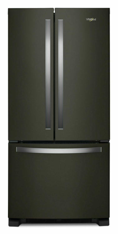 33-inch Wide French Door Refrigerator - 22 cu. ft. - Fingerprint Resistant Black Stainless