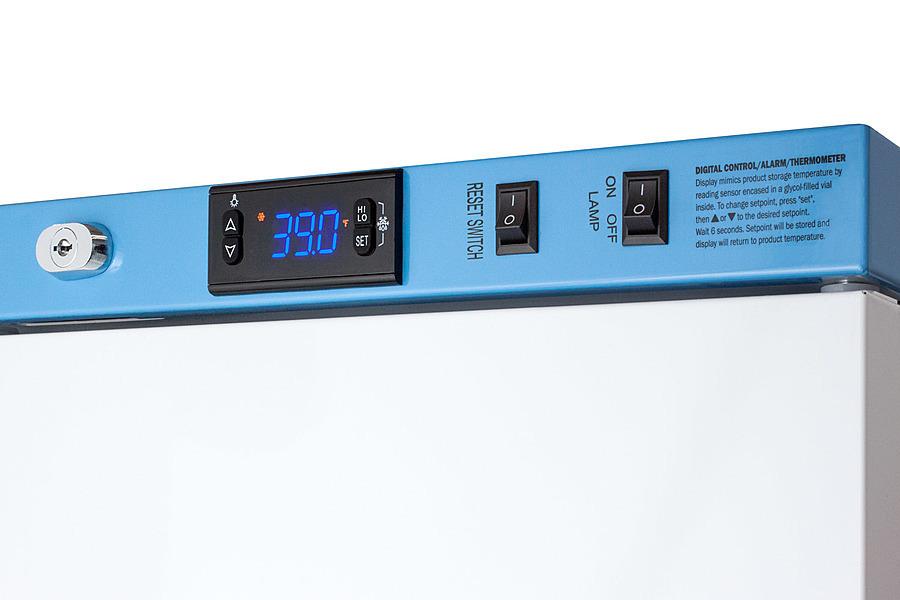 Purpose-built All-refrigerator for Breast Milk Storage With 4 Interior Locking Compartments, Antimicrobial Silver-ion Handle, and A Hospital Grade Cord With 'green Dot' Plug