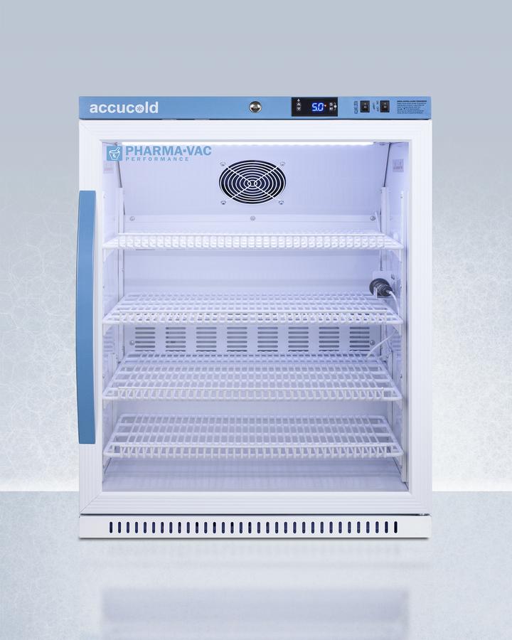 6 CU.FT. ADA Height Vaccine Refrigerator, Certified To Nsf/ansi 456 Vaccine Storage Standard