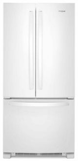 33-inch Wide French Door Refrigerator - 22 cu. ft. - White