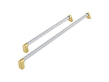 Handle kit for 30 Bottom Mount Built-in Refrigerator - Master Series with Gold Accents Stainless Steel/Gold