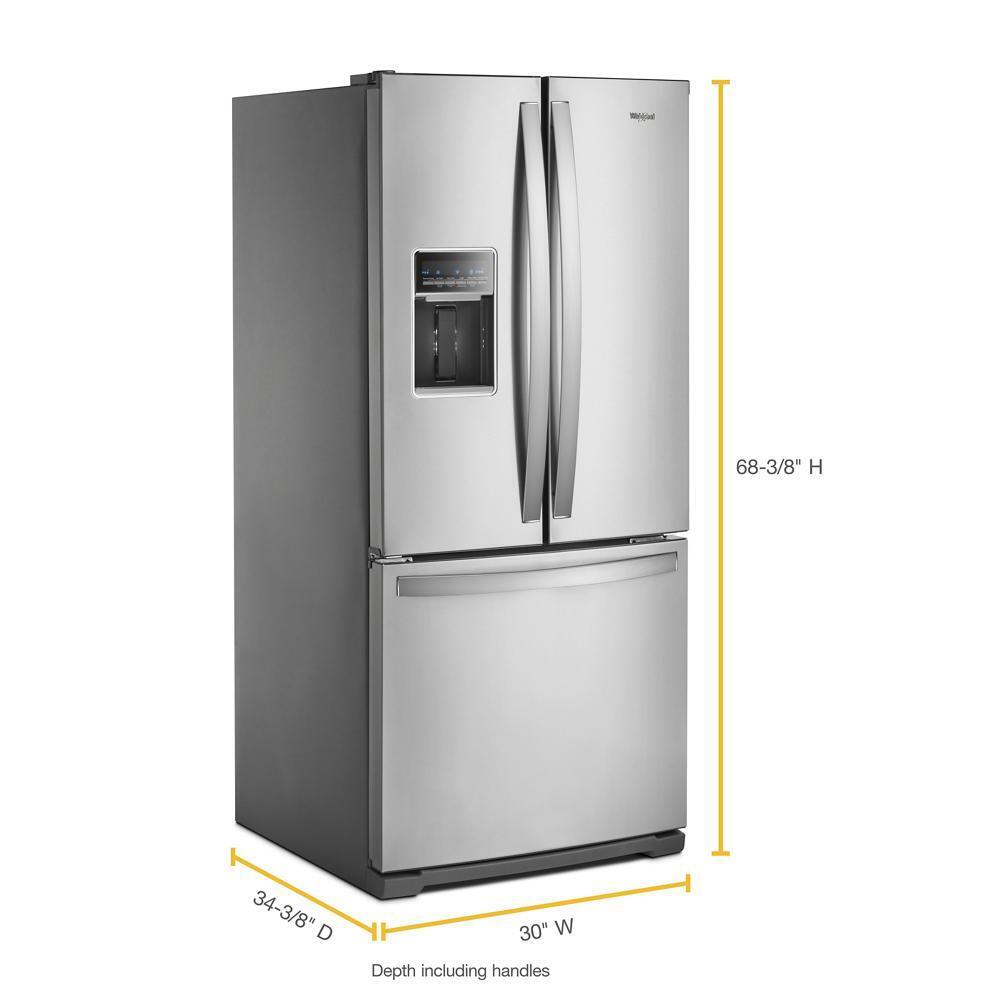 30-inch Wide French Door Refrigerator - 20 cu. ft.