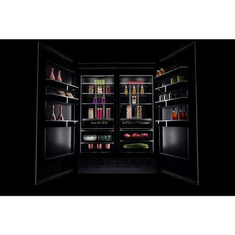 30" Built-In Column Freezer with NOIR™ Panel Kit, Left Swing