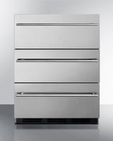 24" Wide 3-drawer All-refrigerator