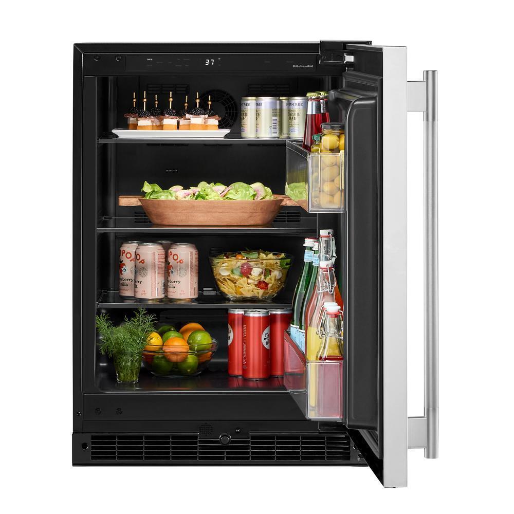 24" Undercounter Refrigerator with Stainless Steel Door
