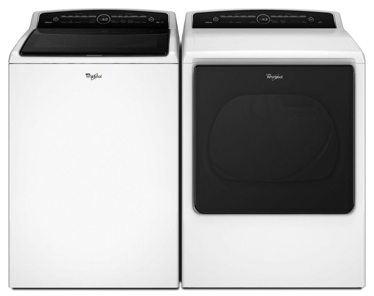 8.8 cu.ft Top Load HE Electric Dryer with Advanced Moisture Sensing, Intuitive Touch Controls White
