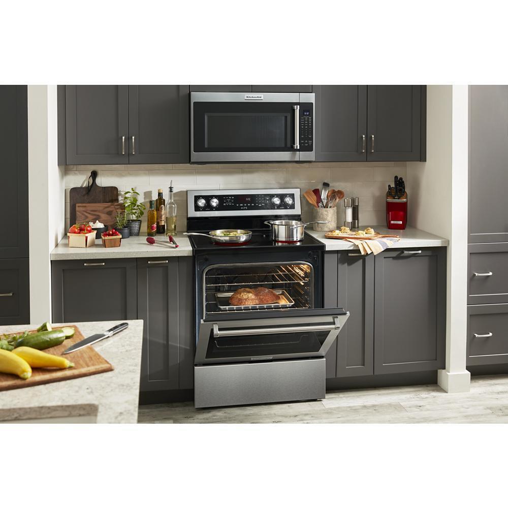 30-Inch 5 Element Electric Convection Range with PrintShield™ Finish