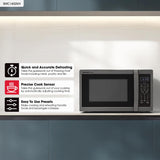 Sharp 1.4 cu. ft. 1100W Black Stainless Steel Countertop Microwave Oven