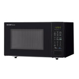1.4 cu. ft. 1000W Sharp Black Countertop Microwave Oven