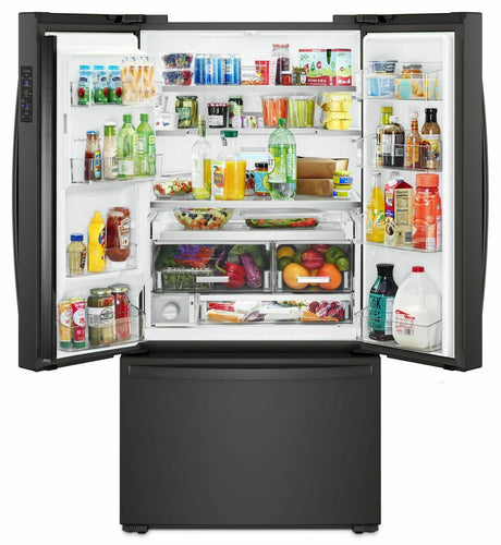 36-inch Wide Counter Depth French Door Refrigerator - 24 cu. ft. - Black