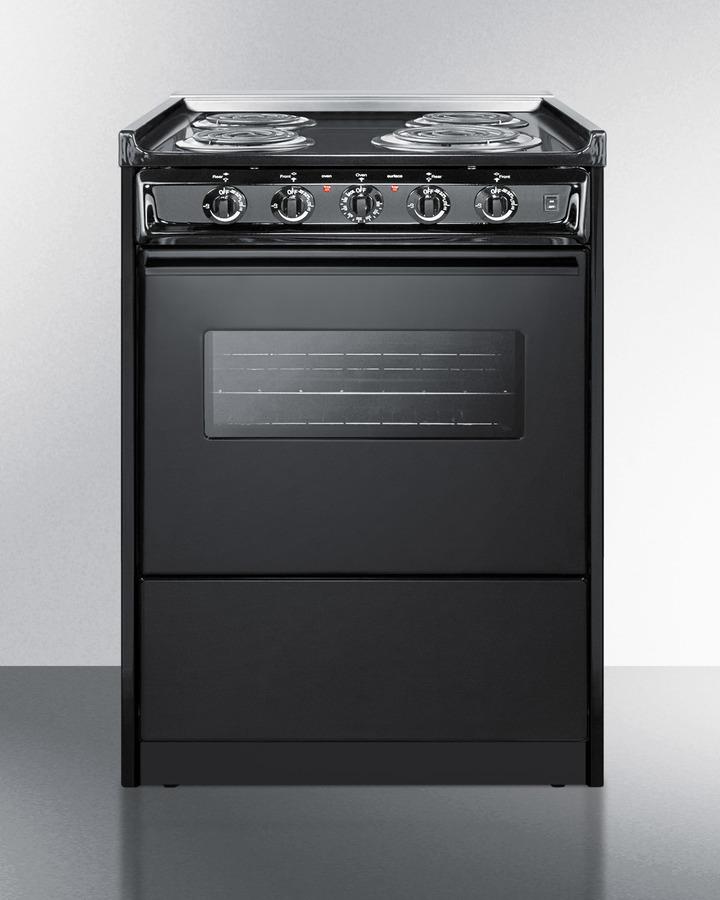 24" Wide Electric Coil Range