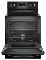 4.8 Cu. Ft. Freestanding Electric Range with FlexHeat Dual Radiant Element Black