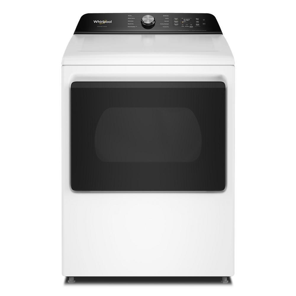 7.5 cu. ft. Smart Electric Top Load Dryer with Steam Iron and AI Dry