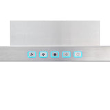 Broan® 30-Inch Convertible Wall-Mount T-Style Chimney Range Hood, 450 Max CFM, Stainless Steel