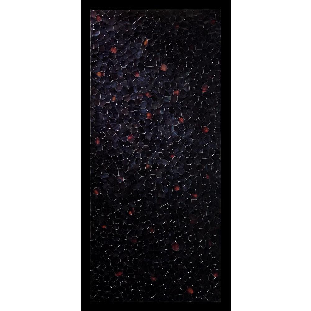 36" Elements Collection Dark Pen Carnelian Custom Column Panel