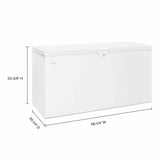 22 cu. ft. Chest Freezer with Extra-Large Capacity - White