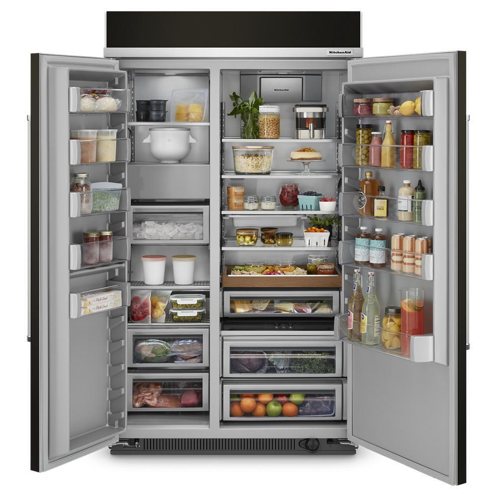 30 Cu. Ft. 48" Built-In Side-by-Side Refrigerator with PrintShield™ Finish