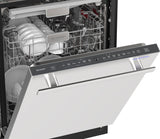 24" Top Control Stainless Steel Handle 47 dBA Dishwasher with Auto Door Open