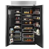 48" Built-In Side-by-Side Refrigerator with Water Dispenser