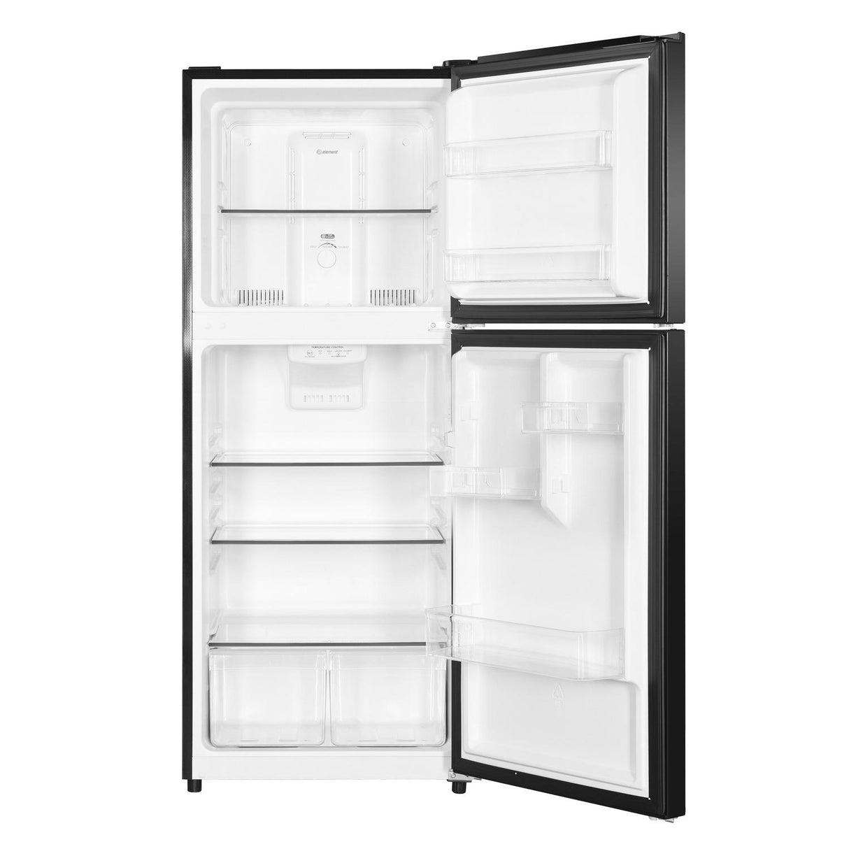 Element Electronics 10.1 cu. ft. Top Freezer Refrigerator - Black, ENERGY STAR (ENR10TFGBB)