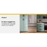 Whirlpool® 36-inch True Counter Depth 4-Door French Door Refrigerator with Nugget Ice - 22 cu. ft.