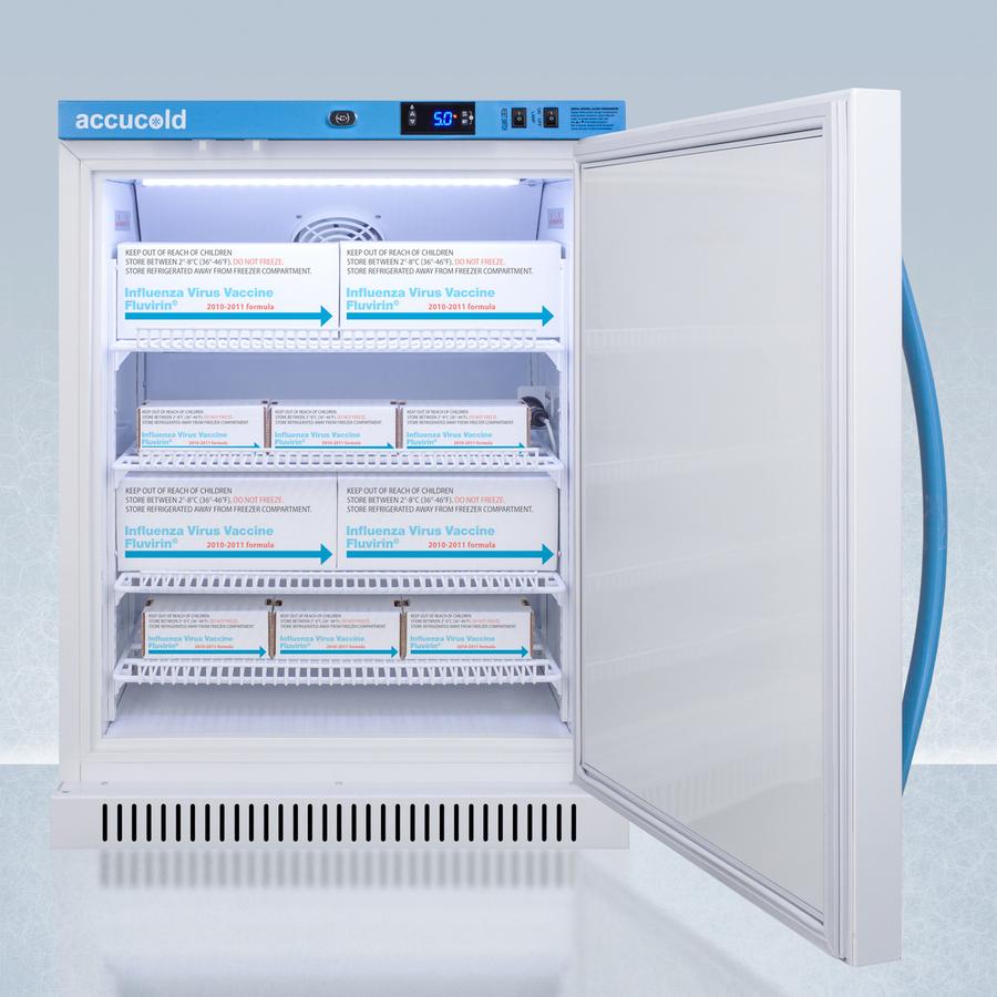 6 CU.FT. ADA Height Vaccine Refrigerator, Certified To Nsf/ansi 456 Vaccine Storage Standard