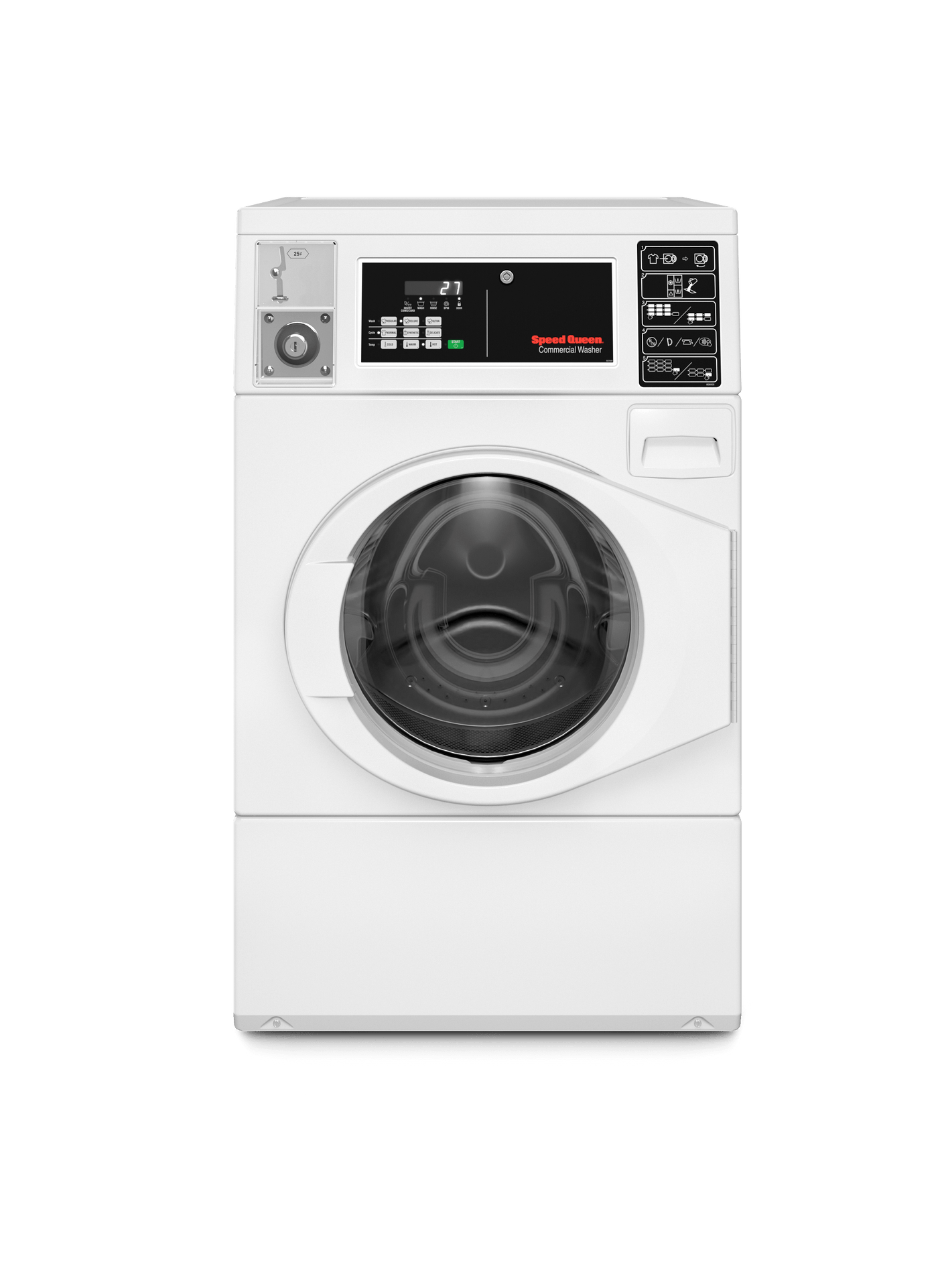 Light Commercial Coin Drop Front Control Front Load Washer