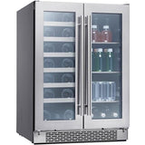 Presrv Wine Bev Cooler, 24in UC, SS+Gls, Fr Dr, 2Z