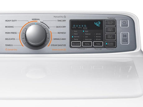 7.4 cu. ft. Electric Dryer in White