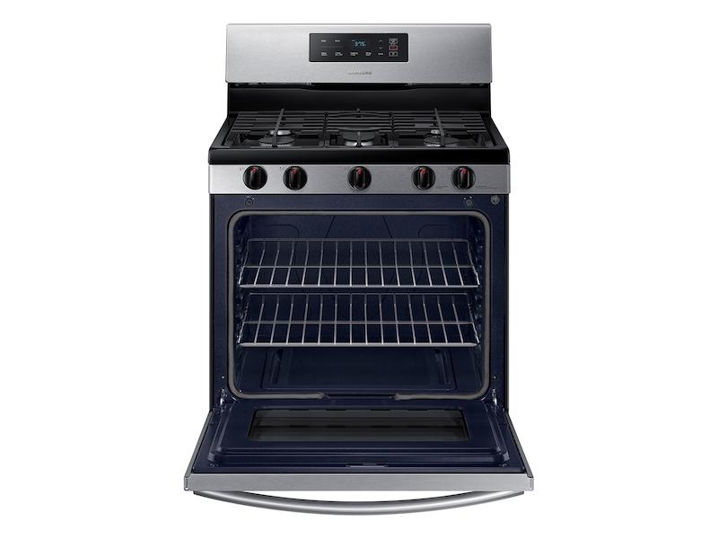 5.8 cu. ft. Freestanding Gas Range in Black Stainless Steel