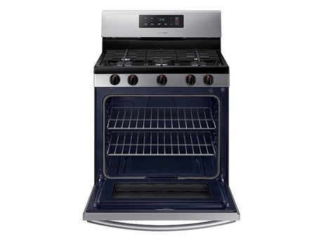 5.8 cu. ft. Freestanding Gas Range in Black Stainless Steel