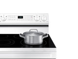 6.3 cu. ft. Smart Freestanding Electric Range with No-Preheat Air Fry & Convection in White