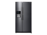 25 cu. ft. Food ShowCase Side-by-Side Refrigerator with Metal Cooling in Black Stainless Steel