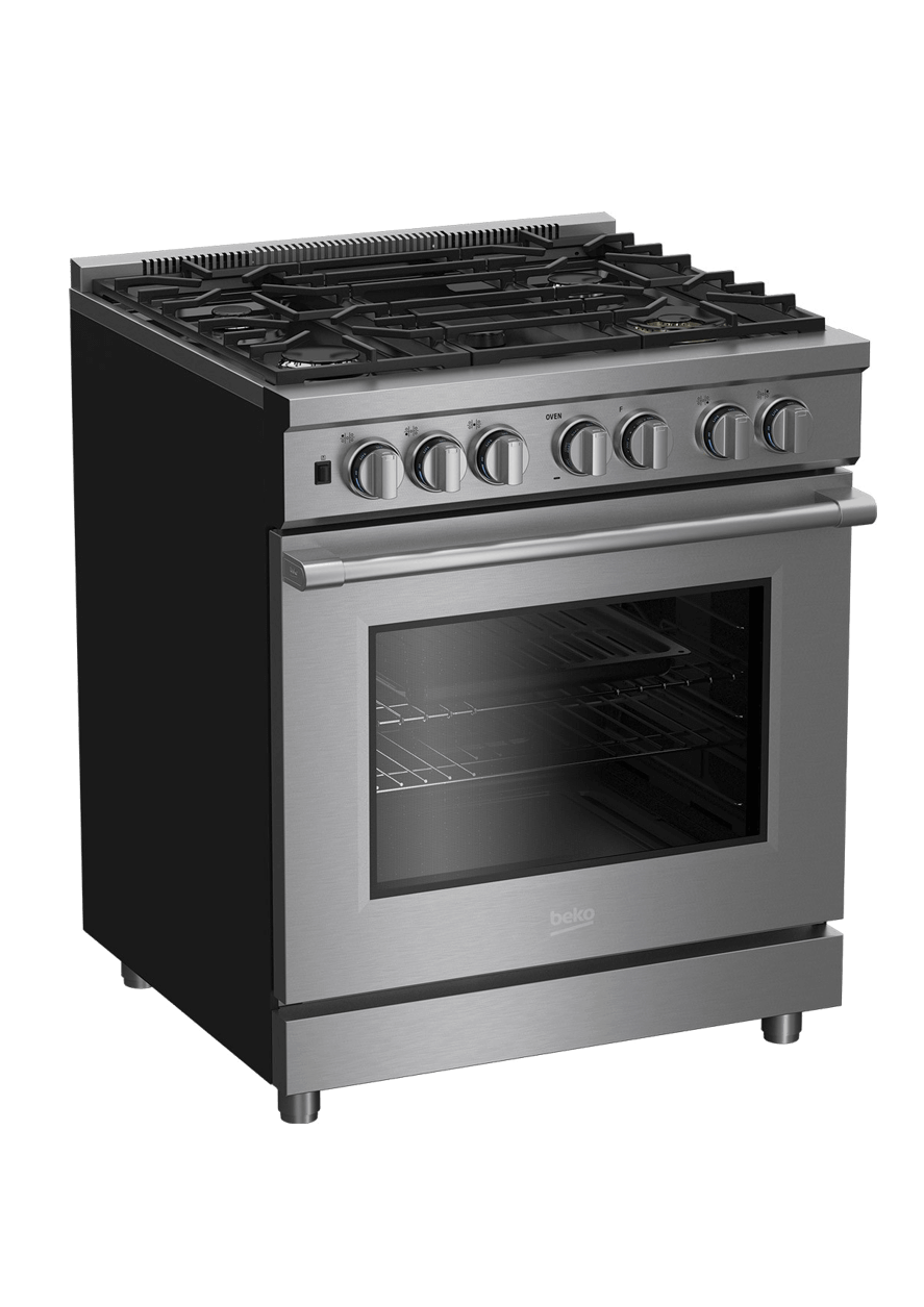 30" Stainless Steel Pro-Style Gas Range
