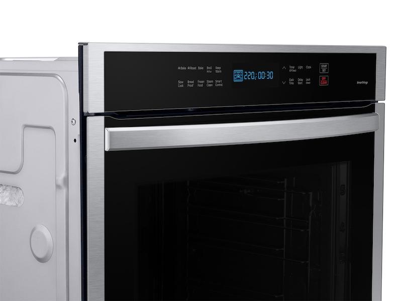 24" 3.1 cu. ft. Single Electric Wall Oven with Convection and Wi-Fi in Stainless Steel