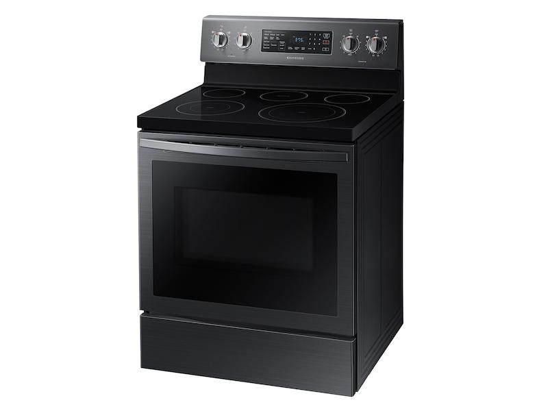 5.9 cu. ft. Freestanding Electric Range with Air Fry and Convection in Black Stainless Steel