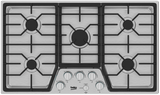 36" Built-In Gas Cooktop with 5 Burners