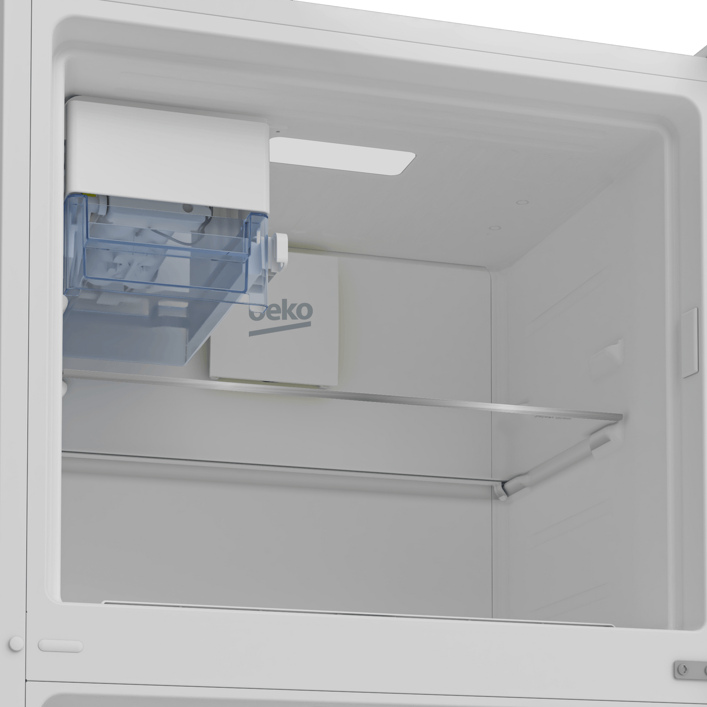 28" Freezer Top Stainless Steel Refrigerator with Auto Ice Maker