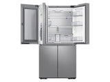 23 cu. ft. Smart Counter Depth 4-Door Flex™ refrigerator with Family Hub™ and Beverage Center in Stainless Steel