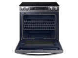 5.8 cu. ft. Slide-In Electric Range in Black Stainless Steel
