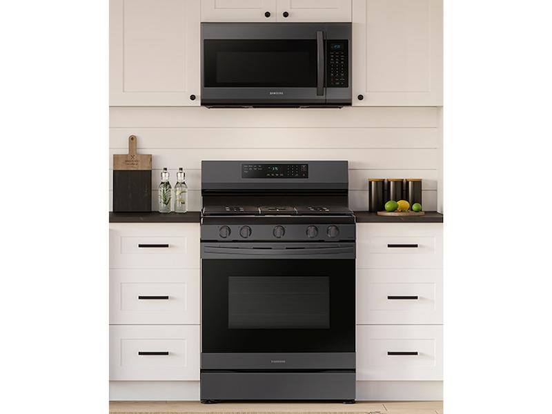 6.0 cu. ft. Smart Freestanding Gas Range with No-Preheat Air Fry & Convection in Black Stainless Steel