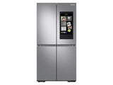 23 cu. ft. Smart Counter Depth 4-Door Flex™ refrigerator with Family Hub™ and Beverage Center in Stainless Steel
