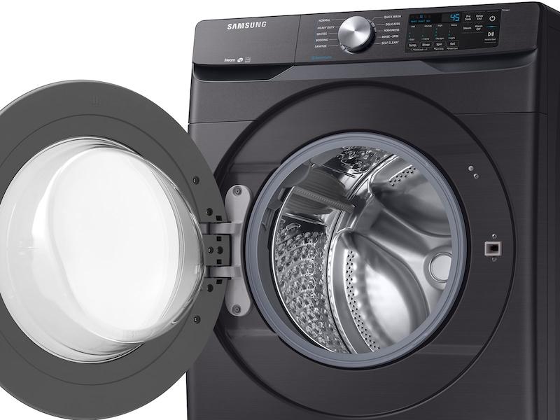 4.5 cu. ft. Front Load Washer with Steam in Black Stainless Steel