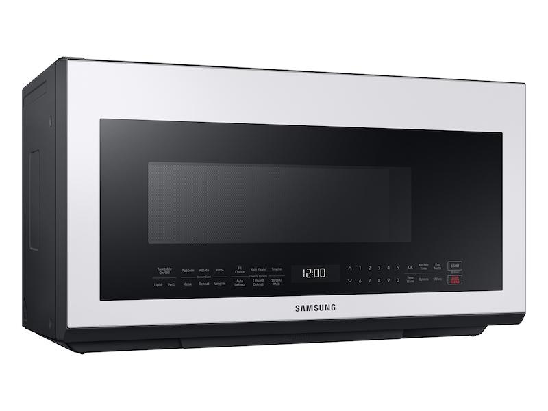 Bespoke Over-the-Range Microwave 2.1 cu. ft. with Sensor Cooking in White Glass